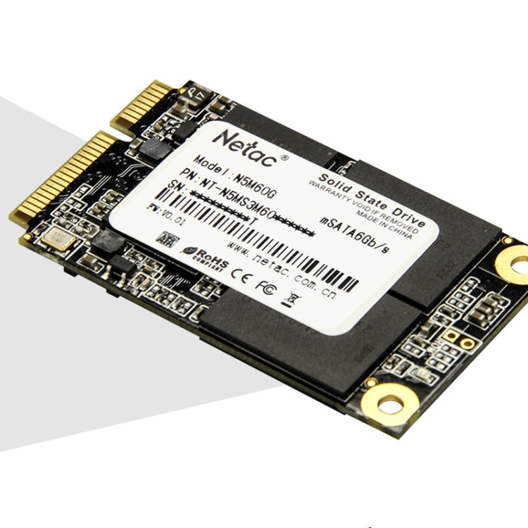 Disque SSD Netac N5M 60 Go mSATA 6 Gb/s