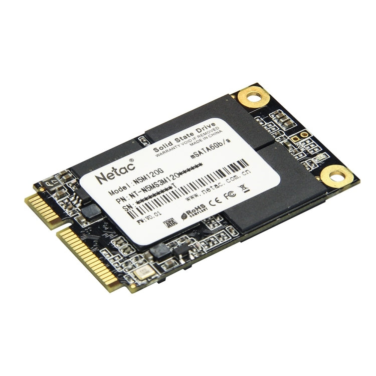 Disque SSD Netac N5M 120 Go mSATA 6 Gb/s