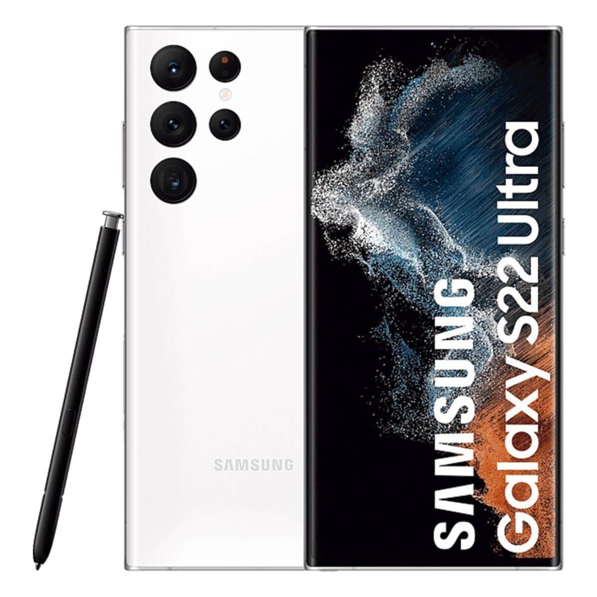 Samsung Galaxy S22 Ultra 5G 12 Go/256 Go Blanc (Blanc fantôme) Double SIM SM-S908