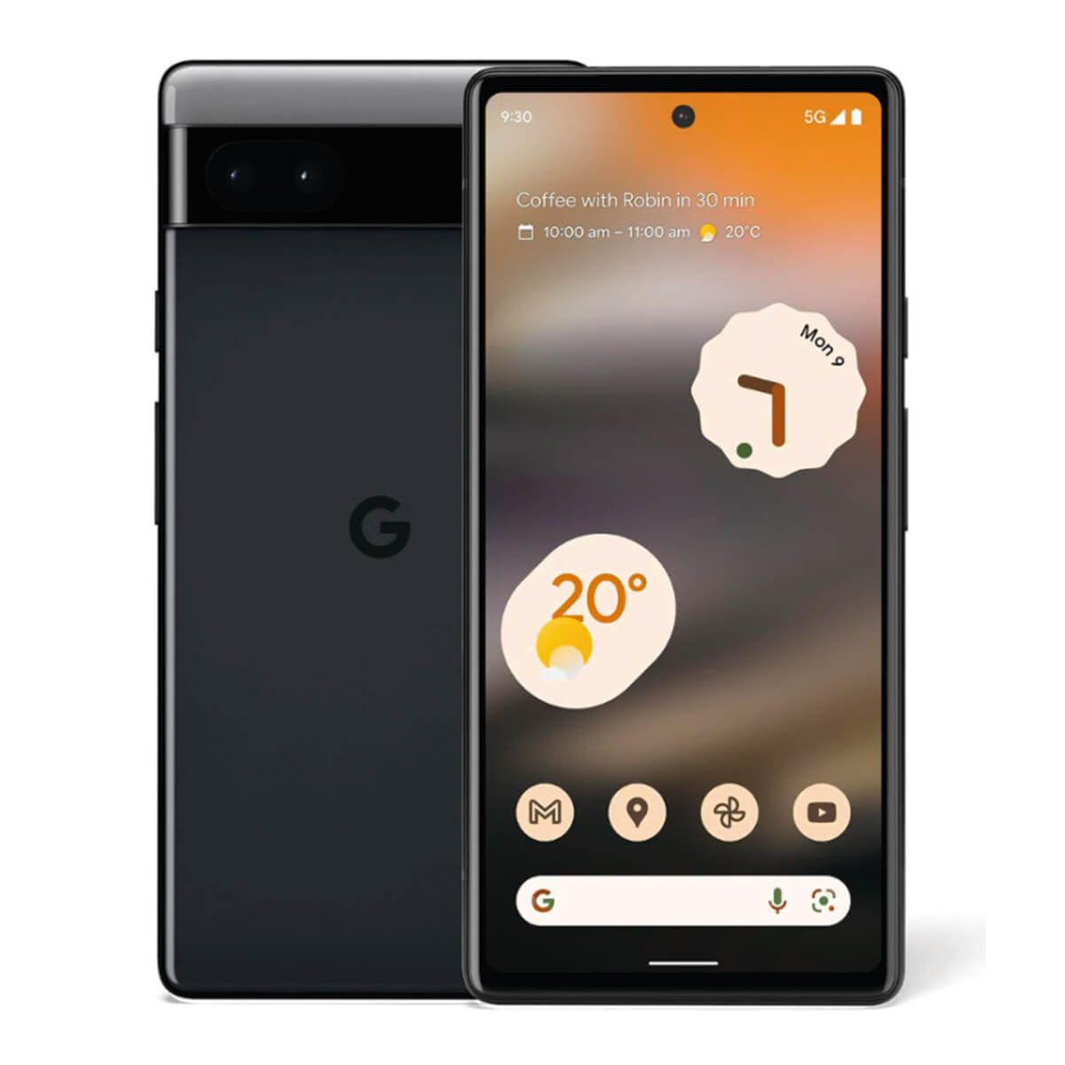 Google Pixel 6a 5G 6 Go/128 Go Noir (Noir anthracite) G1AZG