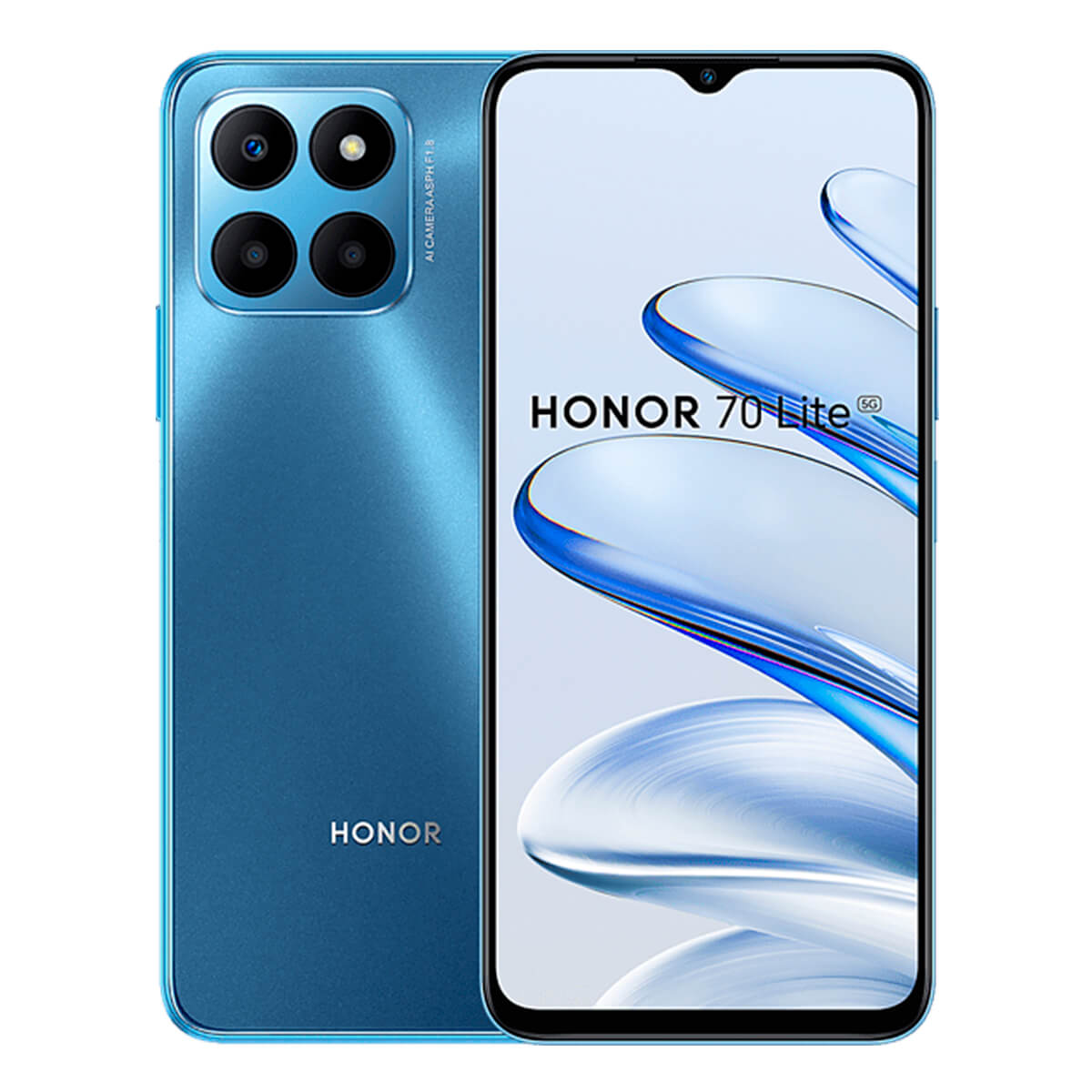 Honor 70 Lite 5G 4 Go/128 Go Bleu (Bleu océan) Double SIM RBN-NX1