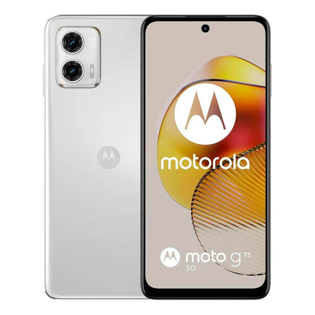 Motorola Moto G73 5G 8 Go/256 Go Blanc (Blanc Lucent) Double SIM XT2237-2
