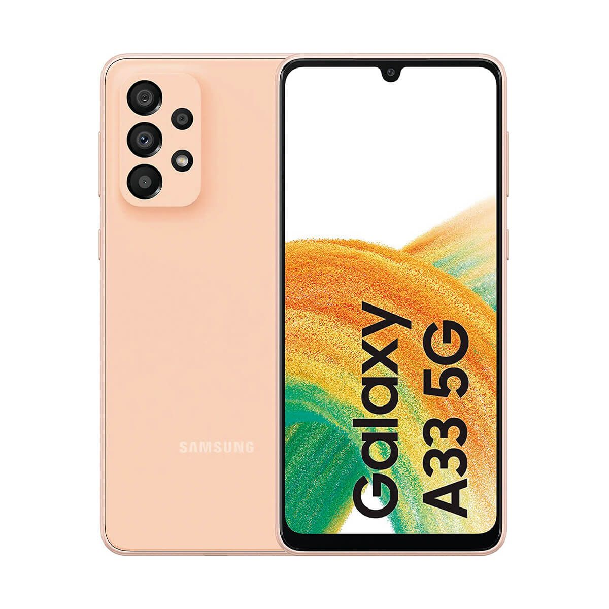 Samsung Galaxy A33 5G 6Go/128Go Orange (Awesome Peach) Double SIM A336