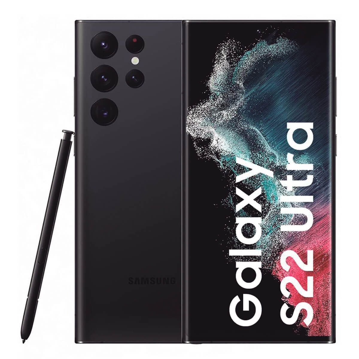 Samsung Galaxy S22 Ultra 5G 12 Go/256 Go Noir (Noir fantôme) Double SIM SM-S90
